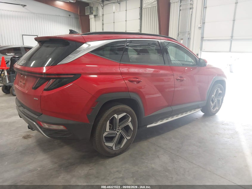 2023 Hyundai Tucson VIN 5NMJECAE2PH214418 IAAI salvage auction — SIDE, Salvage Title, sold $10,000 on 2026-07-25 (photo 4)