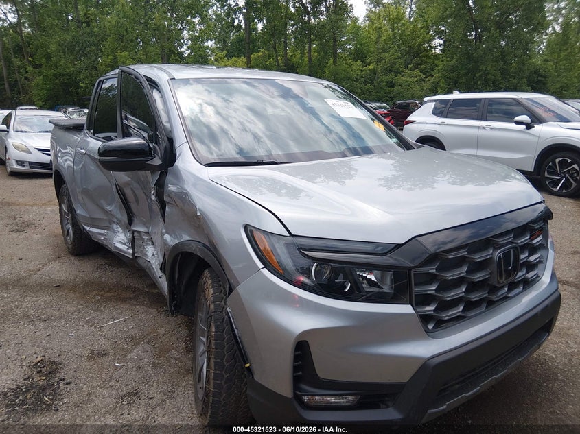 2024 Honda Ridgeline VIN 5FPYK3F61RB011556 IAAI salvage auction — RIGHT SIDE, Wait Title, sold $25 on 2026-08-07 (photo 1)