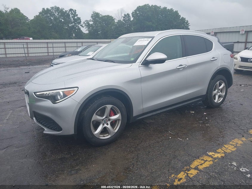 2018 Alfa romeo Stelvio VIN ZASFAKAN7J7B69008 IAAI salvage auction — REAR END, Salvage Title, sold $2,750 on 2026-07-22 (photo 2)