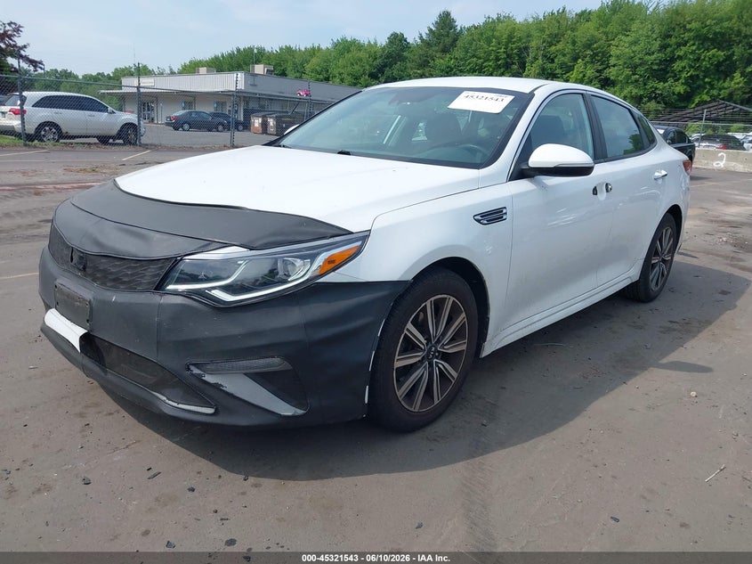2019 Kia Optima VIN 5XXGT4L36KG361589 IAAI salvage auction — THEFT, Salvage (Connecticut), sold $525 on 2026-07-30 (photo 2)