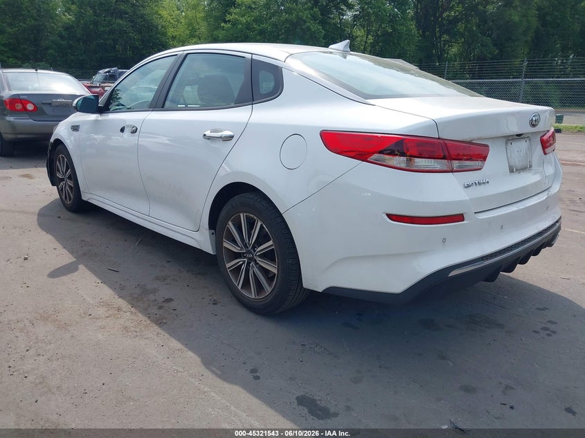 2019 Kia Optima VIN 5XXGT4L36KG361589 IAAI salvage auction — THEFT, Salvage (Connecticut), sold $525 on 2026-07-30 (photo 3)
