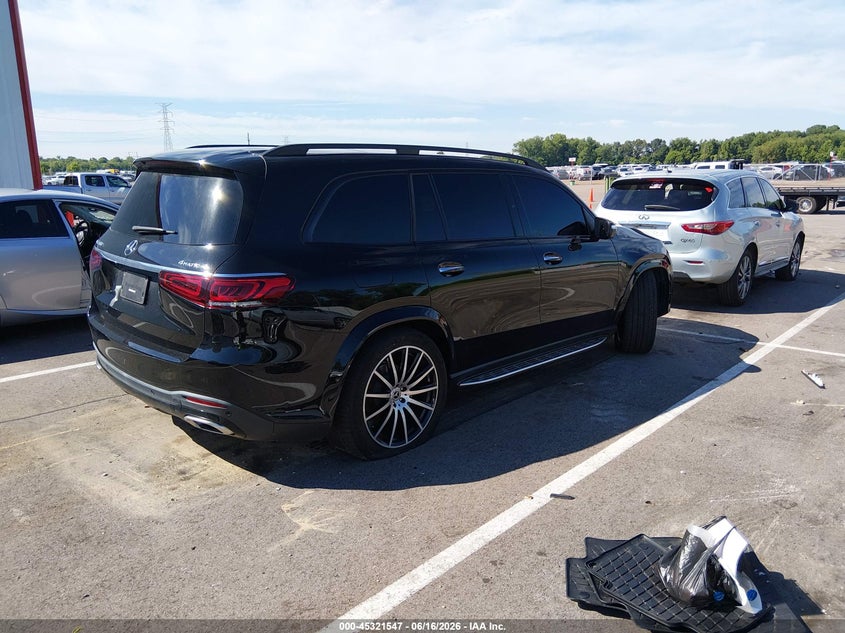2023 Mercedes-benz Gls-klasse VIN 4JGFF8GE1PA928859 IAAI salvage auction — ENGINE DAMAGE, Salvage (Tennessee), sold $32,150 on 2026-07-20 (photo 4)