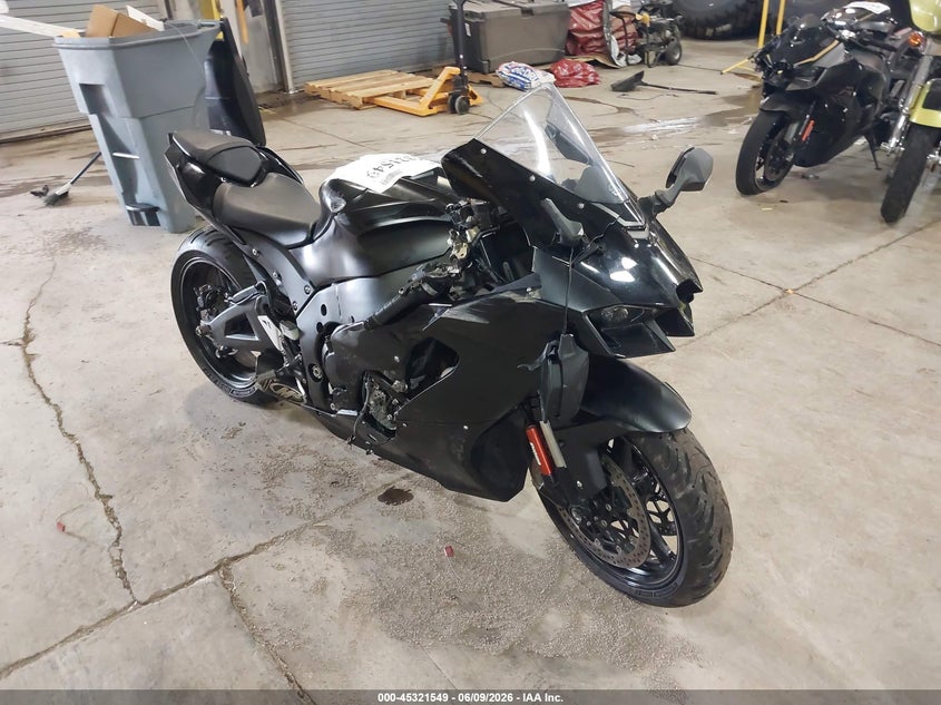 2024 Kawasaki Zx VIN JKBZXVM18RA007214 IAAI salvage auction — FRONT END, Salvage Title, sold $4,250 on 2026-07-07 (photo 1)