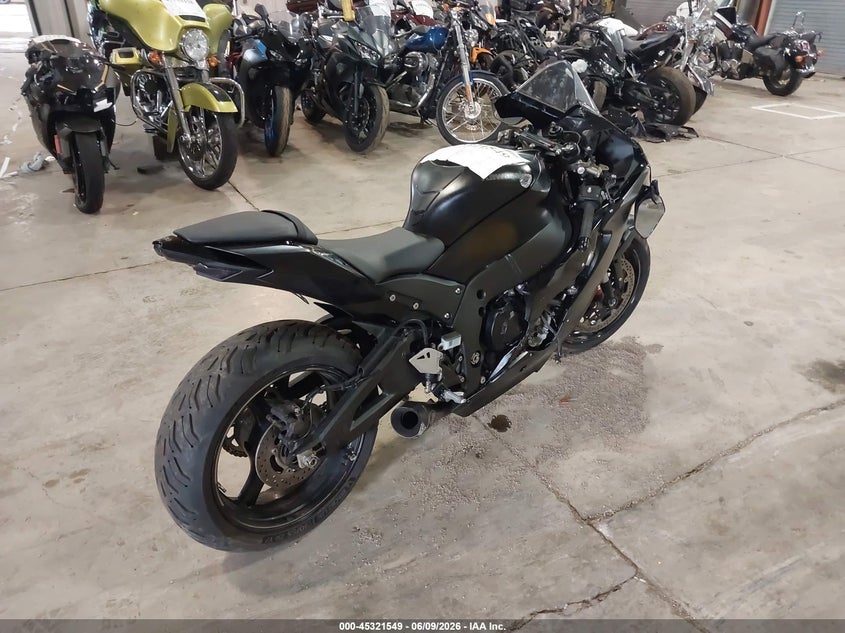 2024 Kawasaki Zx VIN JKBZXVM18RA007214 IAAI salvage auction — FRONT END, Salvage Title, sold $4,250 on 2026-07-07 (photo 4)