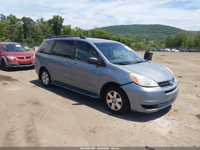 2004 Toyota Sienna VIN 5TDZA23C54S119851 IAAI salvage auction — NORMAL WEAR, Salvage (Texas), sold $1,150 on 2026-07-09 (photo 1)