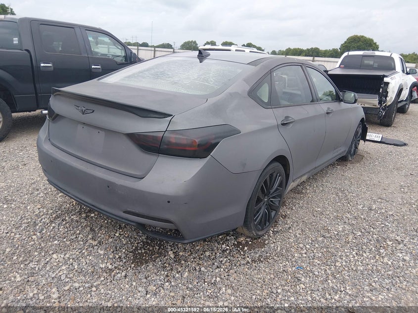 2017 Genesis G80 VIN KMHGN4JF0HU173334 IAAI salvage auction — LEFT SIDE, Salvage (Louisiana), sold $5,100 on 2026-07-29 (photo 4)