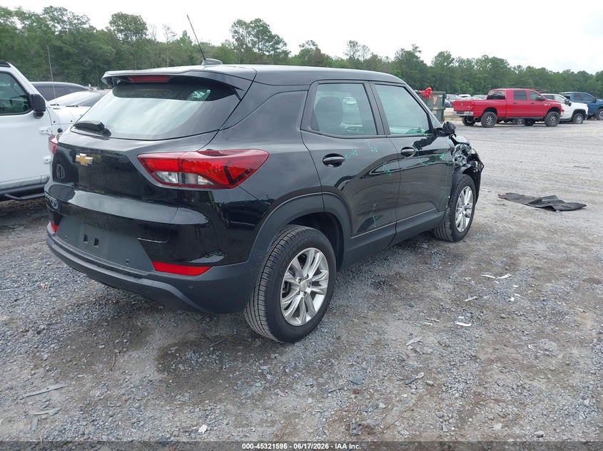 2021 Chevrolet Trailblazer VIN KL79MMS23MB176002 IAAI salvage auction — LEFT SIDE, Salvage (Idaho), sold $3,800 on 2026-07-14 (photo 4)