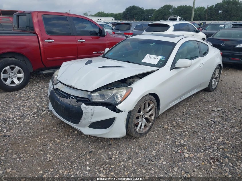 2013 Hyundai Genesis VIN KMHHT6KD4DU095413 IAAI salvage auction — FRONT END, Salvage Title, sold $1,350 on 2026-07-07 (photo 2)