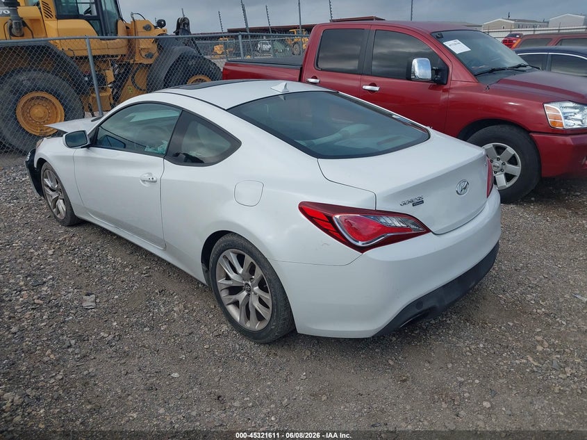 2013 Hyundai Genesis VIN KMHHT6KD4DU095413 IAAI salvage auction — FRONT END, Salvage Title, sold $1,350 on 2026-07-07 (photo 3)