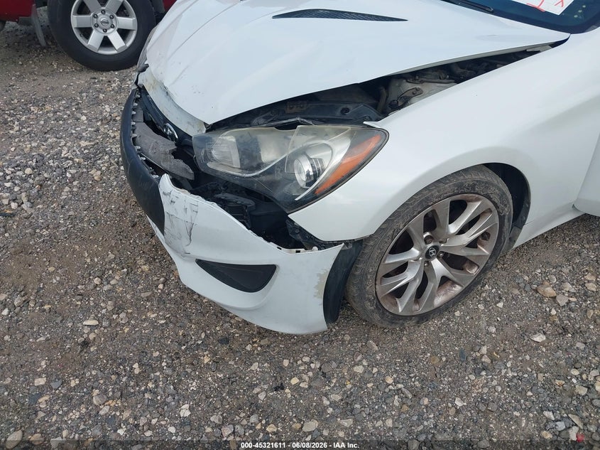 2013 Hyundai Genesis VIN KMHHT6KD4DU095413 IAAI salvage auction — FRONT END, Salvage Title, sold $1,350 on 2026-07-07 (photo 6)
