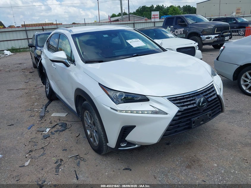 2020 Lexus Nx VIN JTJAARBZ9L5006305 IAAI salvage auction — RIGHT REAR, Salvage Title, sold $8,250 on 2026-07-22 (photo 1)