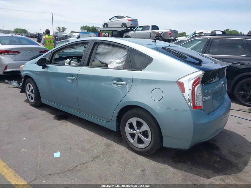 2014 Toyota Prius VIN JTDKN3DU6E1767524 IAAI salvage auction — FRONT END, Salvage Title, sold $1,150 on 2026-07-09 (photo 3)