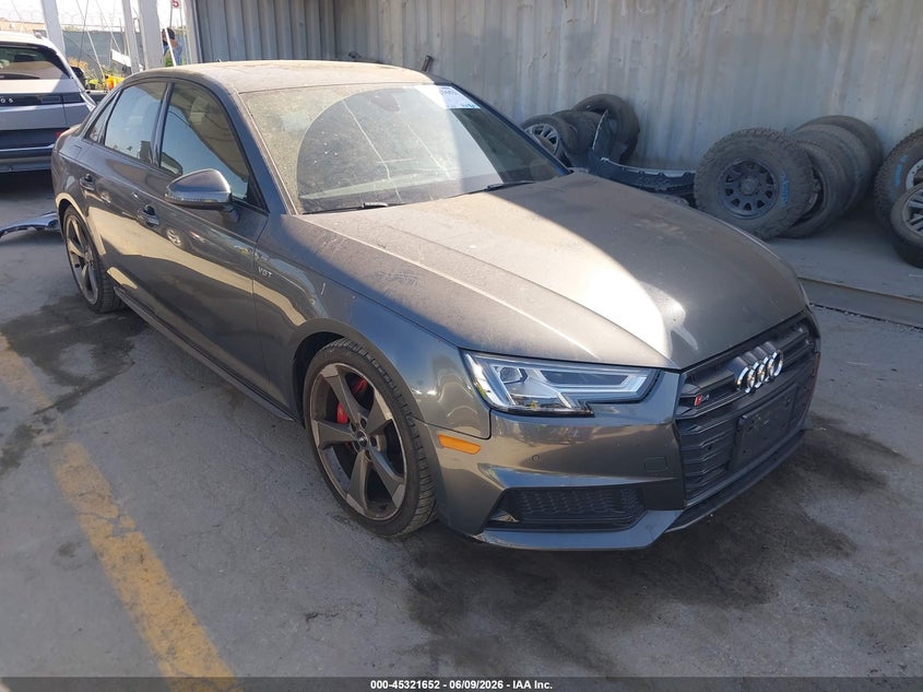 2018 Audi S4 VIN WAUB4AF42JA119867 IAAI salvage auction — FRONT END, Salvage Title, sold $9,700 on 2026-07-15 (photo 1)