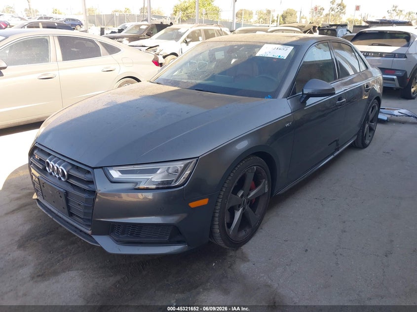 2018 Audi S4 VIN WAUB4AF42JA119867 IAAI salvage auction — FRONT END, Salvage Title, sold $9,700 on 2026-07-15 (photo 2)