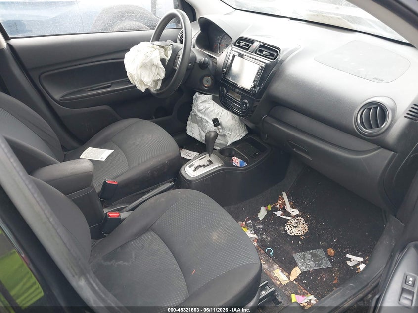 2020 Mitsubishi Mirage VIN ML32F3FJ8LHF02257 IAAI salvage auction — FRONT END, Salvage Title, sold $1,250 on 2026-07-22 (photo 5)