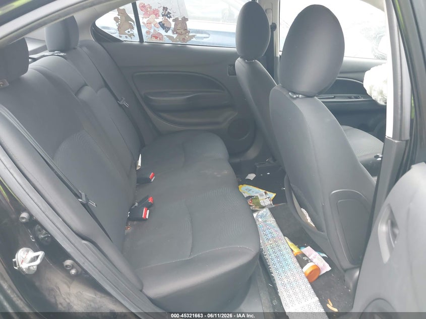 2020 Mitsubishi Mirage VIN ML32F3FJ8LHF02257 IAAI salvage auction — FRONT END, Salvage Title, sold $1,250 on 2026-07-22 (photo 8)