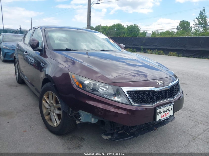 2013 Kia Optima VIN 5XXGM4A74DG248875 IAAI salvage auction — THEFT, Salvage (Ohio), sold $450 on 2026-07-14 (photo 1)