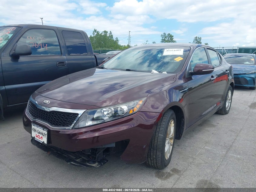 2013 Kia Optima VIN 5XXGM4A74DG248875 IAAI salvage auction — THEFT, Salvage (Ohio), sold $450 on 2026-07-14 (photo 2)