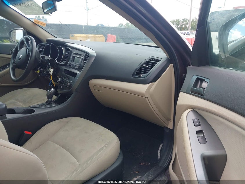 2013 Kia Optima VIN 5XXGM4A74DG248875 IAAI salvage auction — THEFT, Salvage (Ohio), sold $450 on 2026-07-14 (photo 5)