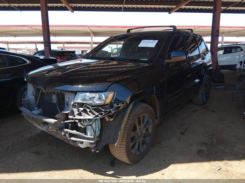 2017 Jeep Grand cherokee VIN 1C4RJEAG2HC827022 IAAI salvage auction — LEFT SIDE, Salvage Title, sold $4,050 on 2026-08-03 (photo 2)