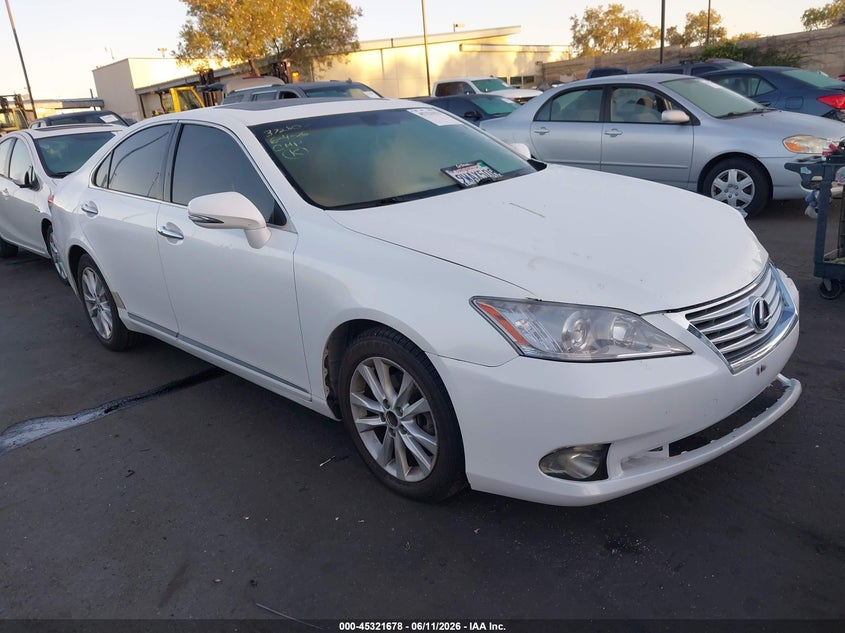 2010 Lexus ES VIN JTHBK1EG3A2370958 IAAI salvage auction — LEFT FRONT, Salvage Certificate (California), sold $925 on 2026-07-12 (photo 1)