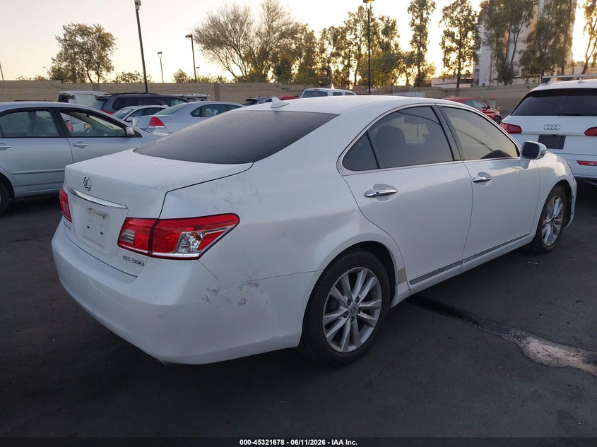 2010 Lexus ES VIN JTHBK1EG3A2370958 IAAI salvage auction — LEFT FRONT, Salvage Certificate (California), sold $925 on 2026-07-12 (photo 4)