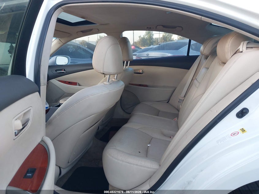 2010 Lexus ES VIN JTHBK1EG3A2370958 IAAI salvage auction — LEFT FRONT, Salvage Certificate (California), sold $925 on 2026-07-12 (photo 8)