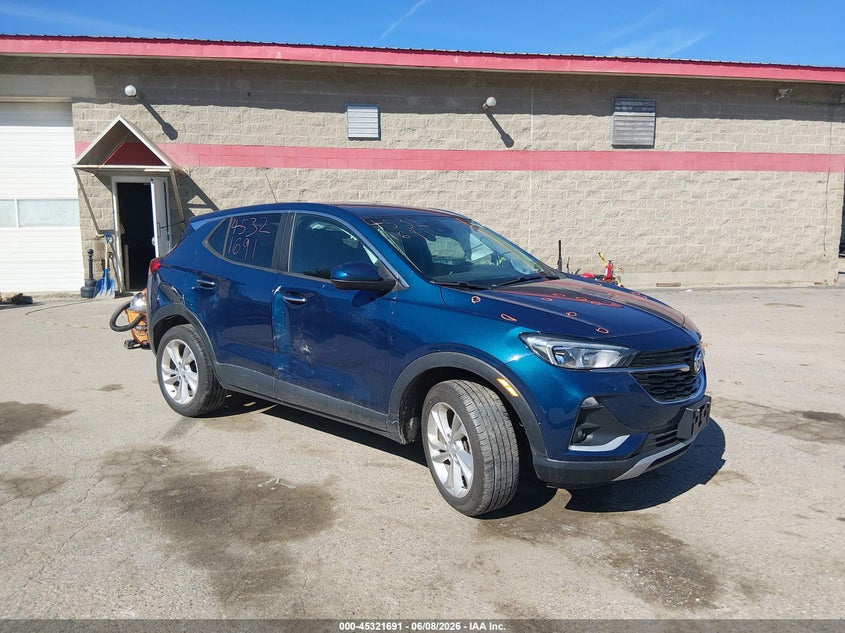 2021 Buick Encore gx VIN KL4MMCSL3MB088884 IAAI salvage auction — SIDE, Salvage Title, sold $3,500 on 2026-07-20 (photo 1)