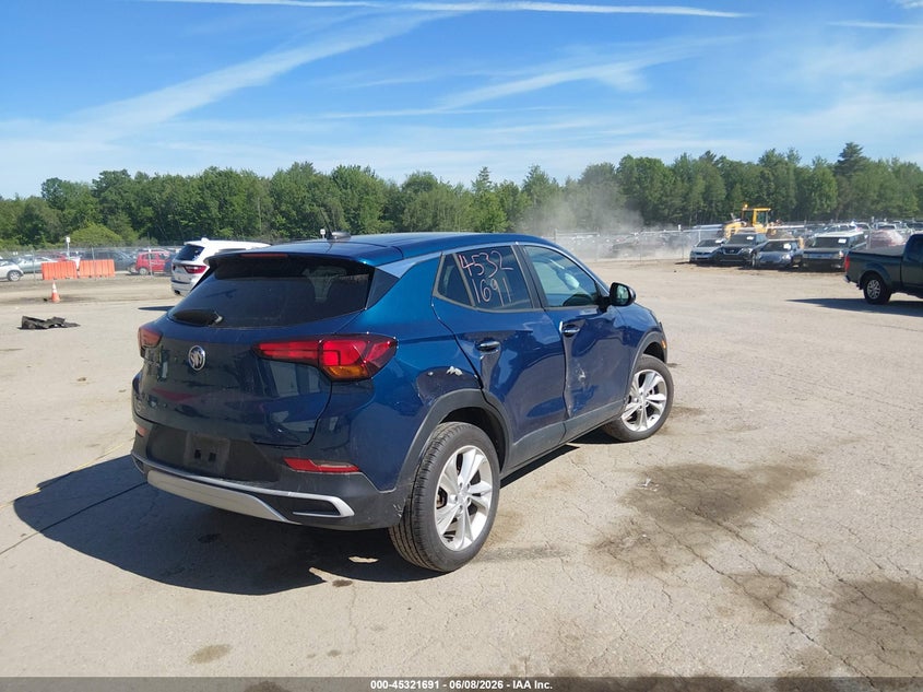 2021 Buick Encore gx VIN KL4MMCSL3MB088884 IAAI salvage auction — SIDE, Salvage Title, sold $3,500 on 2026-07-20 (photo 4)