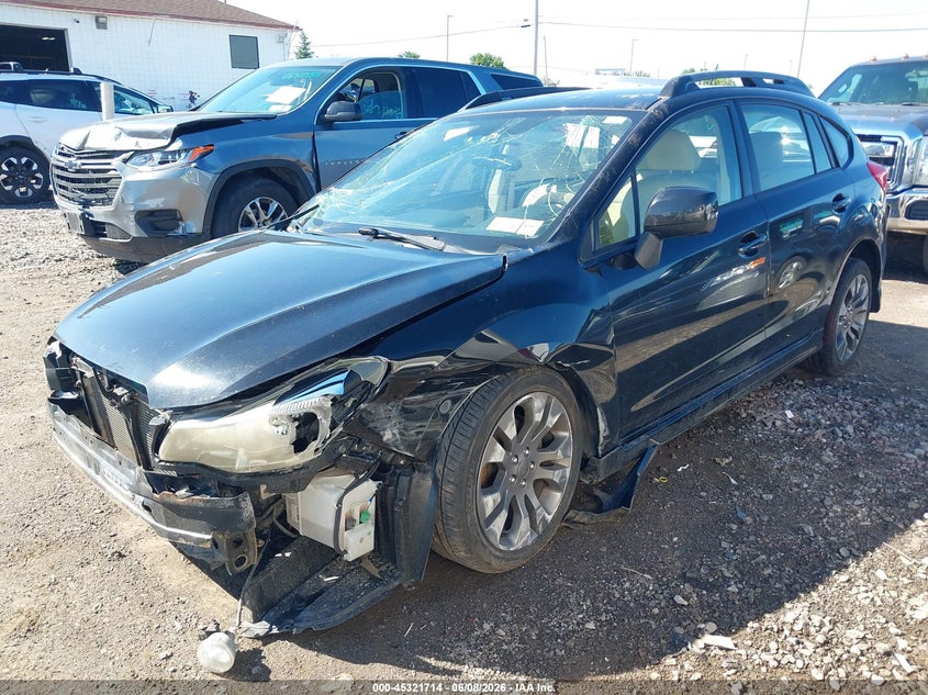 2012 Subaru Impreza VIN JF1GPAL6XCH238191 IAAI salvage auction — RIGHT FRONT, Salvage Title, sold $225 on 2026-07-08 (photo 2)