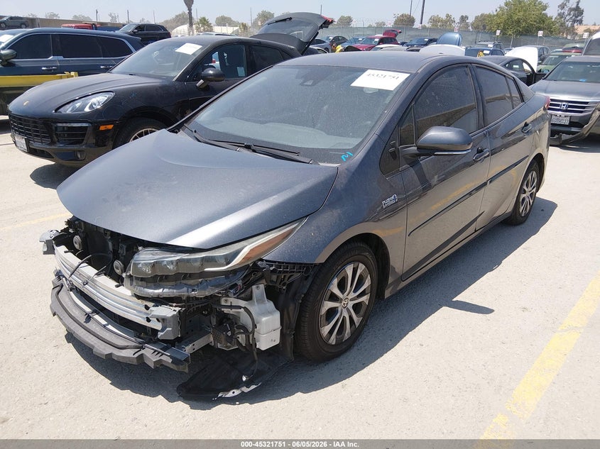 2021 Toyota Prius VIN JTDKAMFP1M3192552 IAAI salvage auction — RIGHT SIDE, Salvage Title, sold $6,600 on 2026-07-29 (photo 2)