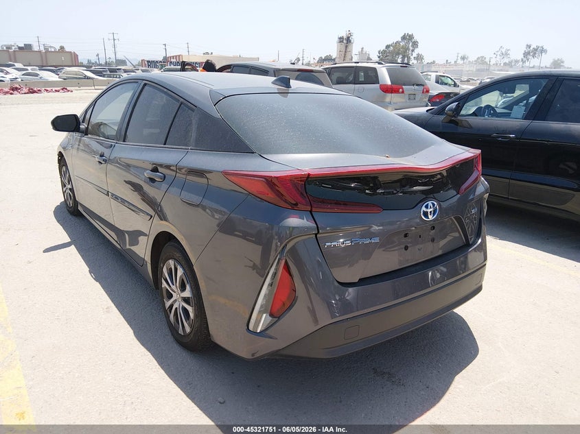 2021 Toyota Prius VIN JTDKAMFP1M3192552 IAAI salvage auction — RIGHT SIDE, Salvage Title, sold $6,600 on 2026-07-29 (photo 3)