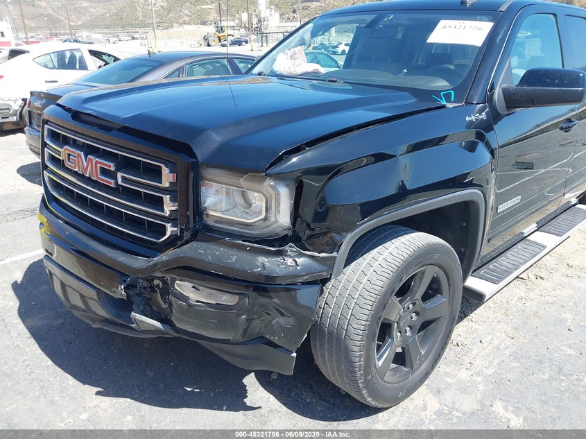 2017 Gmc SIERRA VIN 1GTV2LEH9HZ142743 IAAI salvage auction — LEFT FRONT, Salvage Title, sold $5,250 on 2026-07-22 (photo 6)