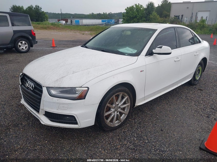 2016 Audi A4 VIN WAUAFAFL0GN006577 IAAI salvage auction — NORMAL WEAR, Clear (Alabama), sold $325 on 2026-07-15 (photo 2)