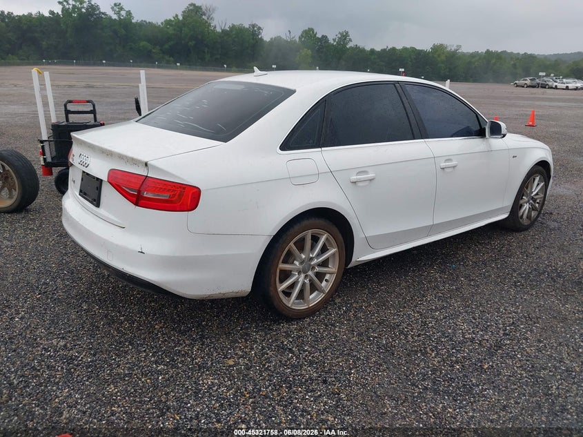 2016 Audi A4 VIN WAUAFAFL0GN006577 IAAI salvage auction — NORMAL WEAR, Clear (Alabama), sold $325 on 2026-07-15 (photo 4)