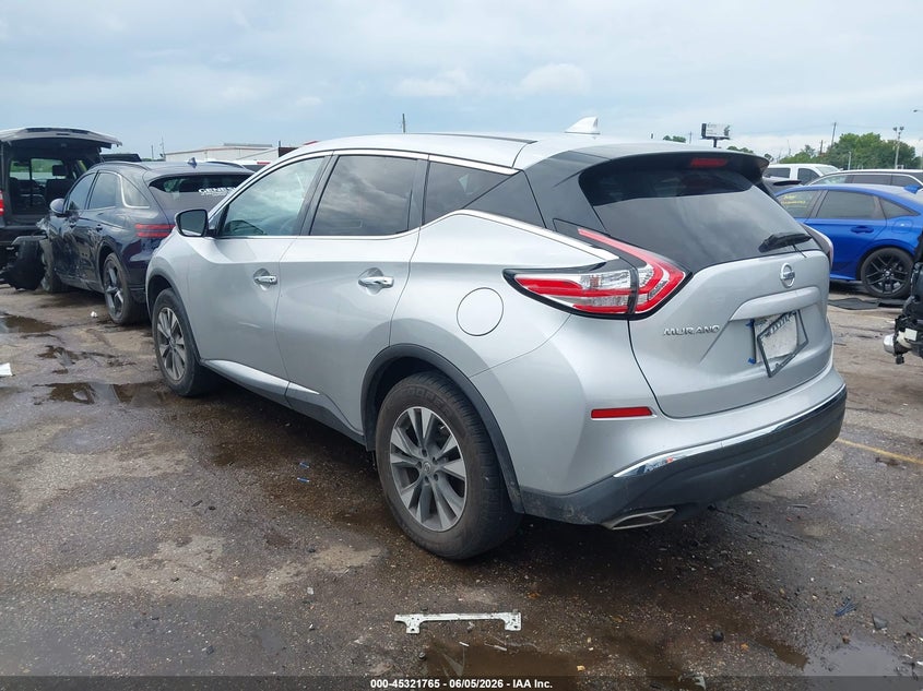 2018 Nissan Murano VIN 5N1AZ2MGXJN201062 IAAI salvage auction — THEFT, Salvage Title, sold $7,600 on 2026-07-08 (photo 3)