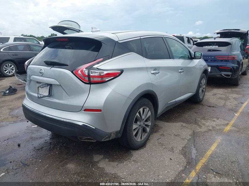 2018 Nissan Murano VIN 5N1AZ2MGXJN201062 IAAI salvage auction — THEFT, Salvage Title, sold $7,600 on 2026-07-08 (photo 4)