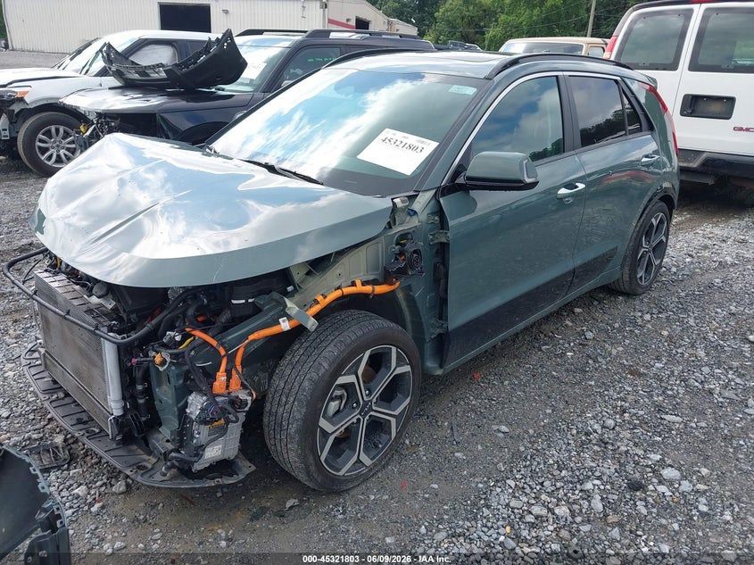 2023 Kia Niro VIN KNDCR3LF7P5068782 IAAI salvage auction — FRONT END, Salvage Title, sold $7,300 on 2026-07-09 (photo 2)