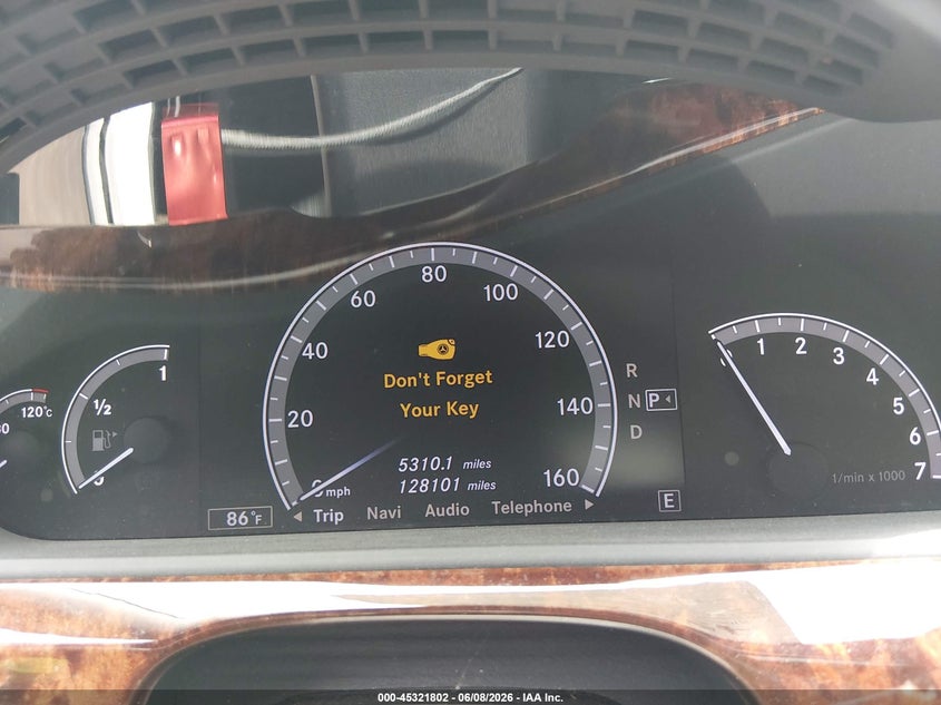 2013 Mercedes-benz S-klasse VIN WDDNG7DB5DA516270 IAAI salvage auction — NORMAL WEAR, Salvage Title, sold $1,550 on 2026-07-14 (photo 7)