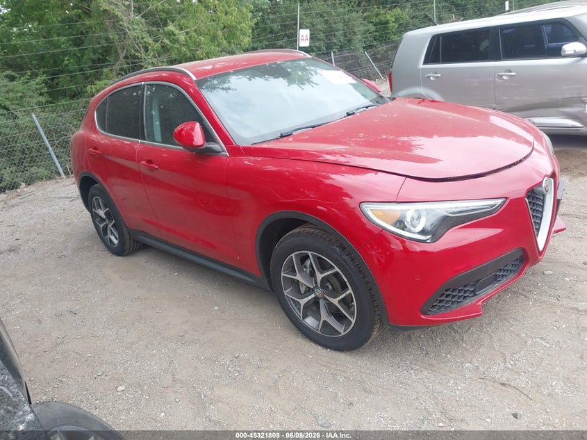 2019 Alfa romeo Stelvio VIN ZASPAKBNXK7C31179 IAAI salvage auction — FRONT END, Clear (Arizona), sold $6,250 on 2026-07-22 (photo 1)