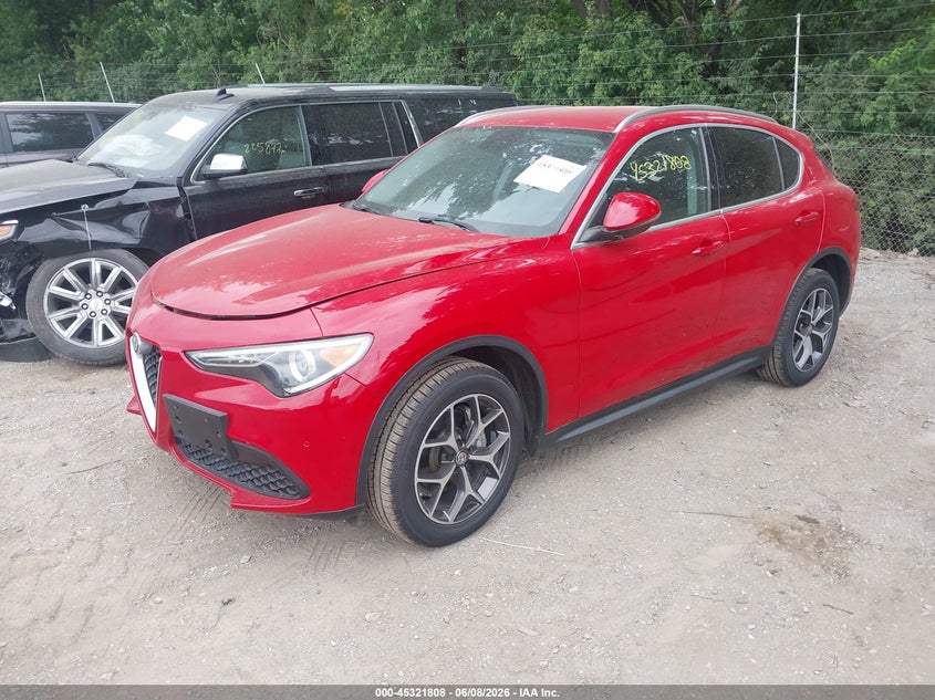 2019 Alfa romeo Stelvio VIN ZASPAKBNXK7C31179 IAAI salvage auction — FRONT END, Clear (Arizona), sold $6,250 on 2026-07-22 (photo 2)