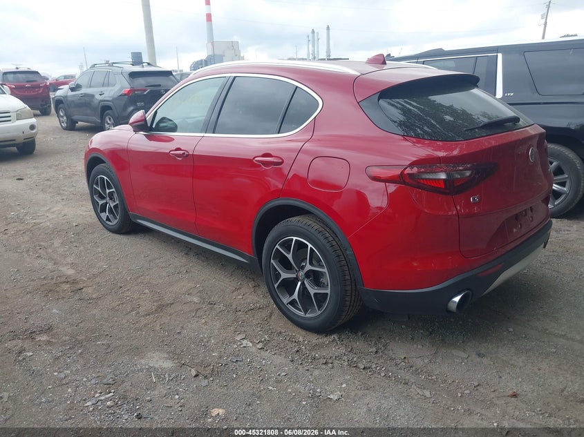 2019 Alfa romeo Stelvio VIN ZASPAKBNXK7C31179 IAAI salvage auction — FRONT END, Clear (Arizona), sold $6,250 on 2026-07-22 (photo 3)