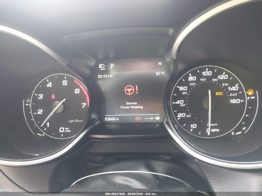2019 Alfa romeo Stelvio VIN ZASPAKBNXK7C31179 IAAI salvage auction — FRONT END, Clear (Arizona), sold $6,250 on 2026-07-22 (photo 7)
