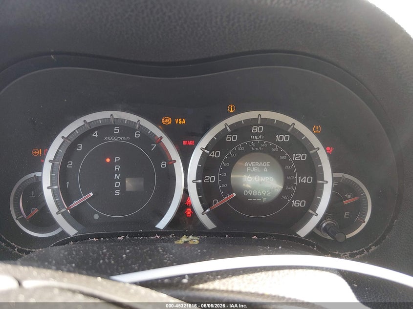 2010 Acura Tsx VIN JH4CU4F6XAC003491 IAAI salvage auction — FRONT END, Salvage (North Carolina), sold $675 on 2026-07-13 (photo 7)