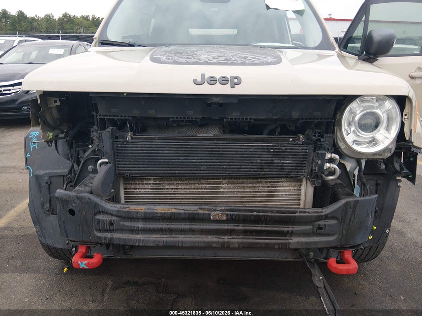2017 Jeep Renegade VIN ZACCJBCB9HPF91406 IAAI salvage auction — FRONT END, Salvage (South Carolina), sold $1,525 on 2026-07-08 (photo 6)