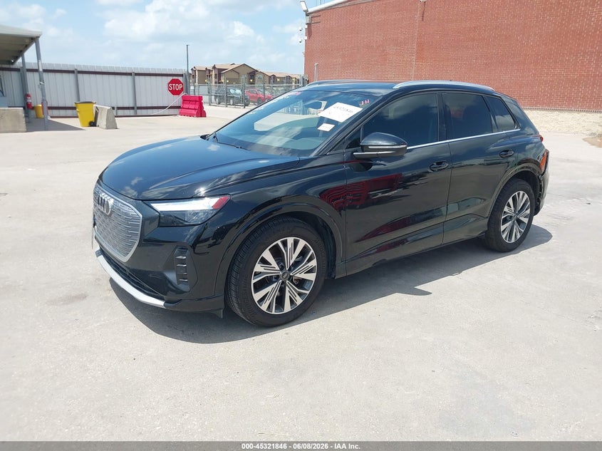 2023 Audi Q4 e-tron VIN WA1BCBFZ6PP024543 IAAI salvage auction — REAR END, Salvage Title, sold $13,975 on 2026-07-24 (photo 2)