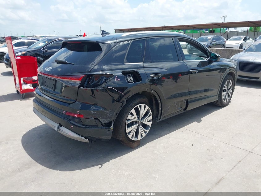 2023 Audi Q4 e-tron VIN WA1BCBFZ6PP024543 IAAI salvage auction — REAR END, Salvage Title, sold $13,975 on 2026-07-24 (photo 4)