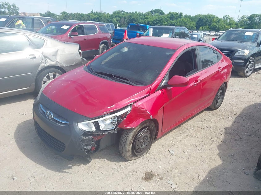 2016 Hyundai Accent VIN KMHCT4AE7GU127123 IAAI salvage auction — LEFT FRONT, Salvage Title, sold $325 on 2026-07-30 (photo 2)