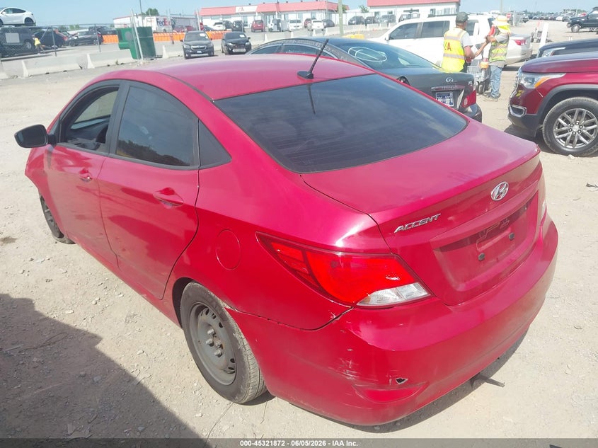 2016 Hyundai Accent VIN KMHCT4AE7GU127123 IAAI salvage auction — LEFT FRONT, Salvage Title, sold $325 on 2026-07-30 (photo 3)