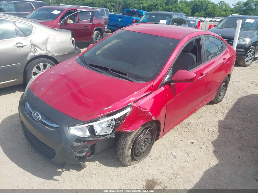 2016 Hyundai Accent VIN KMHCT4AE7GU127123 IAAI salvage auction — LEFT FRONT, Salvage Title, sold $325 on 2026-07-30 (photo 6)